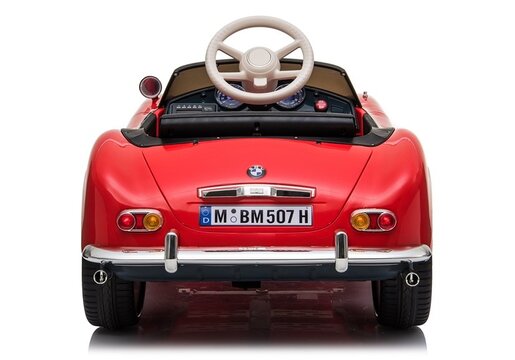 BMW Retro licencirani auto na akumulator, crveni lakirani