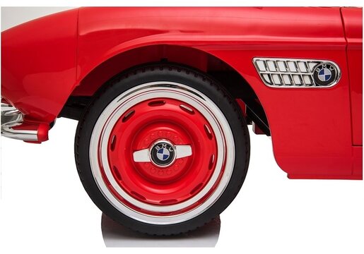 BMW Retro licencirani auto na akumulator, crveni lakirani