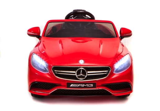 Mercedes S63 AMG licencirani auto na akumulator, crveni
