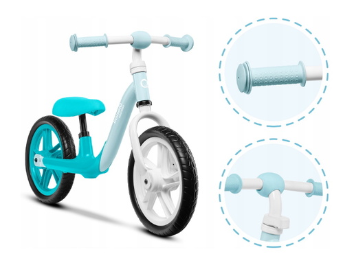 Lionelo dječji bicikl - guralica Alex 12" tirkiz