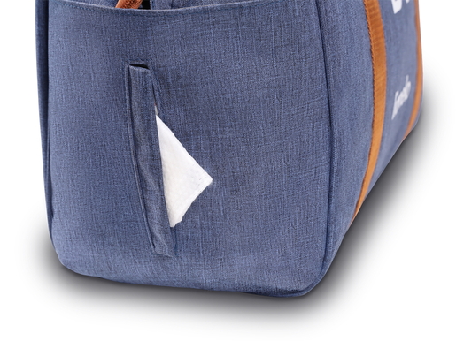 Lionelo torba za mamu Ida + podloga za previjanje + torbica za kozmetiku, plava