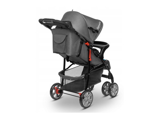 Lionelo dječja kolica EMMA PLUS siva-plava-scandi + torba za mamu