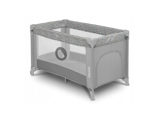 Lionelo dječji prijenosni krevetić Stefi, siva