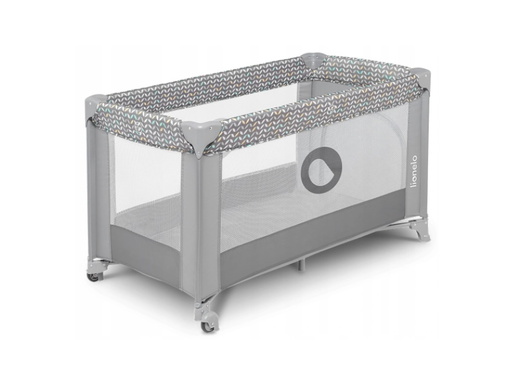 Lionelo dječji prijenosni krevetić Stefi, siva