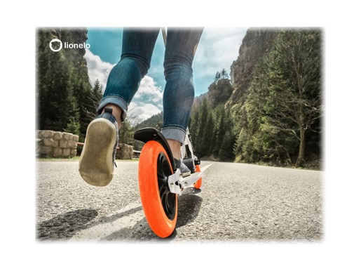 Lionelo romobil Luca, nosivost do 100Kg, za djecu i odrasle, crni