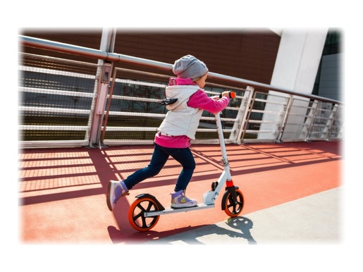 Lionelo romobil Luca, nosivost do 100Kg, za djecu i odrasle, crni