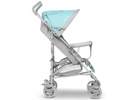 Lionelo dječja kolica ELIA tirkiz + zaštita od kiše, komaraca, prekrivač za noge