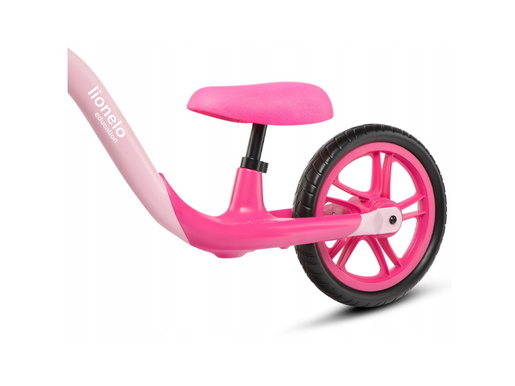 Lionelo dječji bicikl - guralica Alex 12" ružičasti