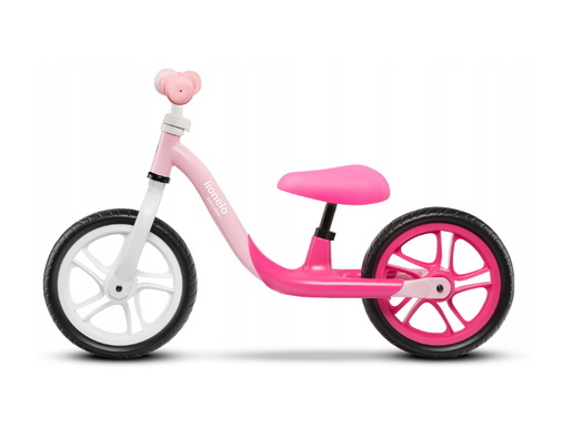 Lionelo dječji bicikl - guralica Alex 12" ružičasti