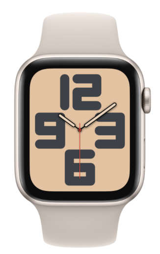 Apple Watch SE (2nd gen) 2023 - GPS 40mm Starlight Aluminium Case with Starlight Sport Band - S/M,pametni sat