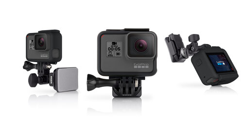GoPro Helmet Front and Side Mount