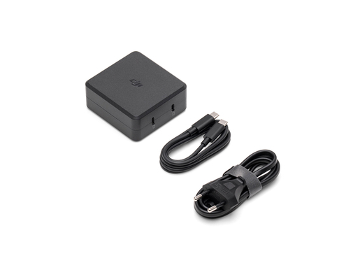 DJI 100W USB-C Power Adapter - Compatibility: Mavic 3 Enterprise, Mavic 3 PRO, Mavic 3, AIR 3, Avata