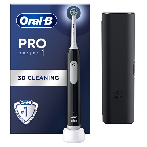 Oral B POC Giftset Pro 1 Black + Travel Case