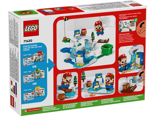 LEGO Super Mario Penguin i obitelj u snježnoj pustolovini – proširena staza 71430