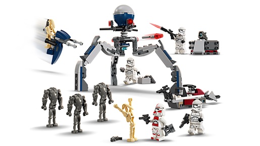 LEGO Star Wars TM Bojni komplet: klonirani vojnik™ i bojni droid™ 75372