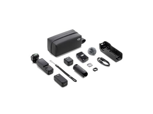 DJI Osmo Pocket 3 Creator Combo - Mic 2 transmitter, mini tripod, carrying bag, battery handle