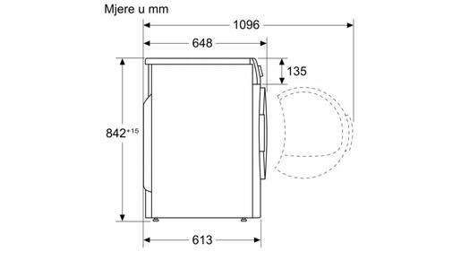 Bosch mašina za sušenje veša WQG245C0BY