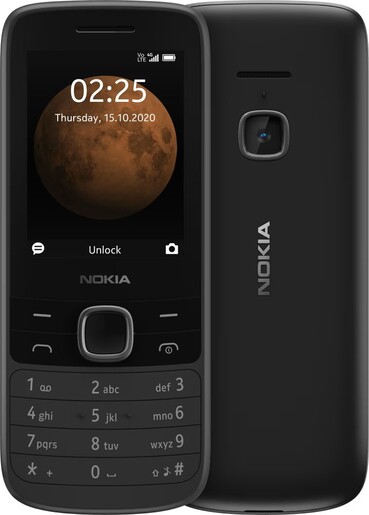 Nokia 225 Dual SIM 4G Black, mobilni telefon
