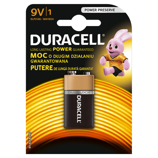 Duracell Basic 9V 1kom DURALOCK