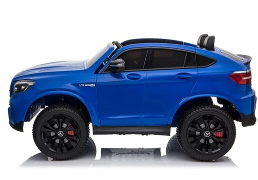 Licencirani Mercedes GLC 63S dvosjed plavi lakirani - auto na akumulator