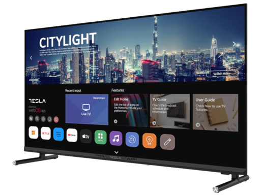Tesla 32E645BHW LED TV 32" HD ready, WebOS smart, ThinQ AI, Air Play, Miracast,  DVB-T2/C/S2