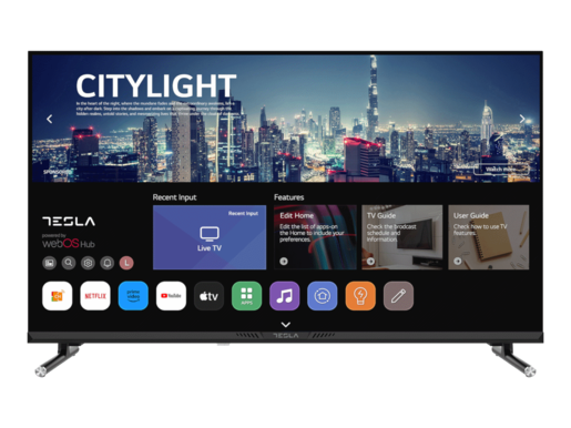 Tesla 32E645BHW LED TV 32" HD ready, WebOS smart, ThinQ AI, Air Play, Miracast,  DVB-T2/C/S2