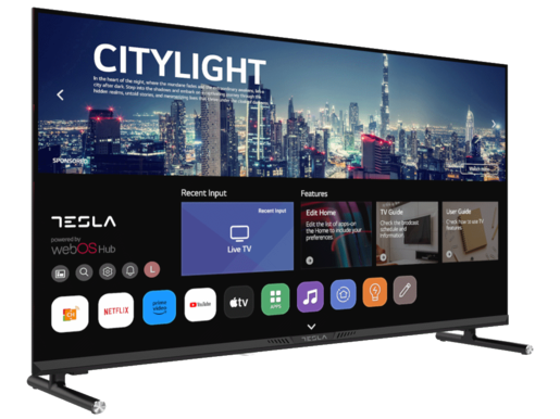 Tesla 32E645BHW LED TV 32" HD ready, WebOS smart, ThinQ AI, Air Play, Miracast,  DVB-T2/C/S2