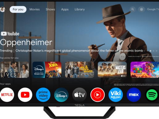 Tesla 50E655BUS LED TV 50" ultra HD, Google TV smart, DVB-T2/C/S2