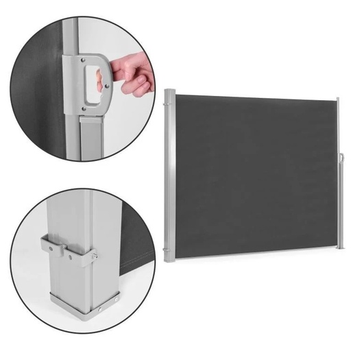 SKLOPIVI PARAVAN ZA DVORIŠTE 3X1.8M ANTRACIT