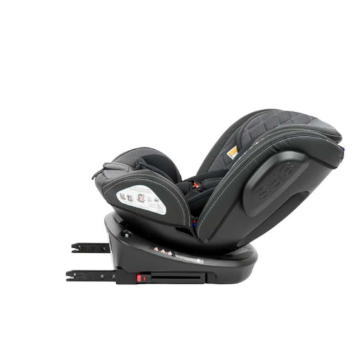KIKKA BOO AUTO SJEDIŠTE 0-1-2-3 (0-36KG) STARK ISOFIX DARK GREY