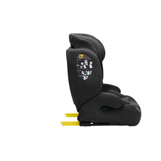 KIKKA BOO AUTO SJEDIŠTE 76-150 CM I-BRONN I-SIZE BLACK