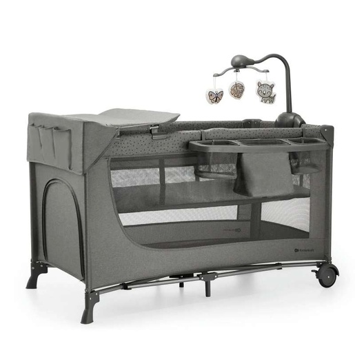 KINDERKRAFT PRENOSIVI KREVETAC JOY 2 DARK GRAY SA DODATCIMA