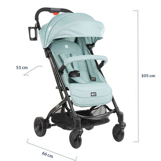 KIKKA BOO KIŠOBRAN KOLICA LIBRO DARK GREY