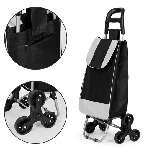 KOLICA ZA PIJACU 25l TORBA - CRNA