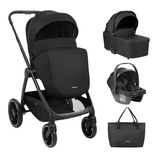 KIKKA BOO KOLICA ZA BEBE MODENA 3U1 BLACK