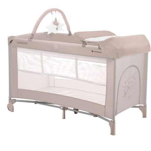 KIKKA BOO PRENOSIVI KREVETAC NA DVA NIVOA SO GIFTED PLUS BEIGE