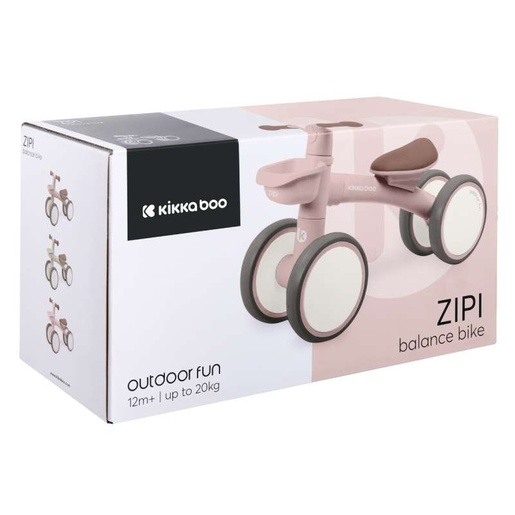 KIKKA BOO GURALICA RIDE-ON ZIPI PINK