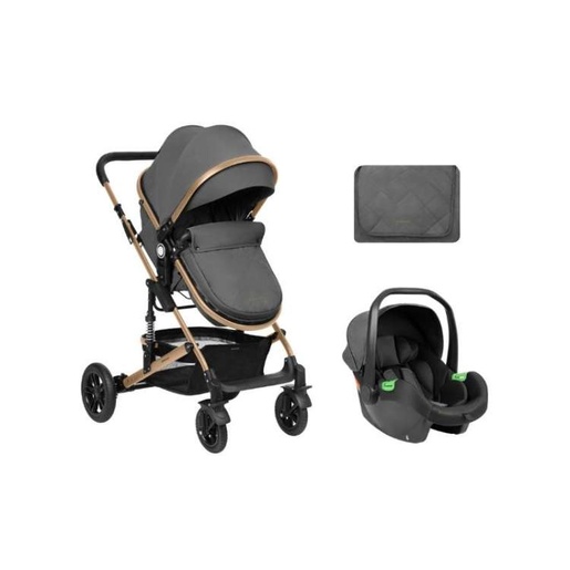 KIKKA BOO KOLICA ZA BEBE AMAIA 3U1 DARK GREY