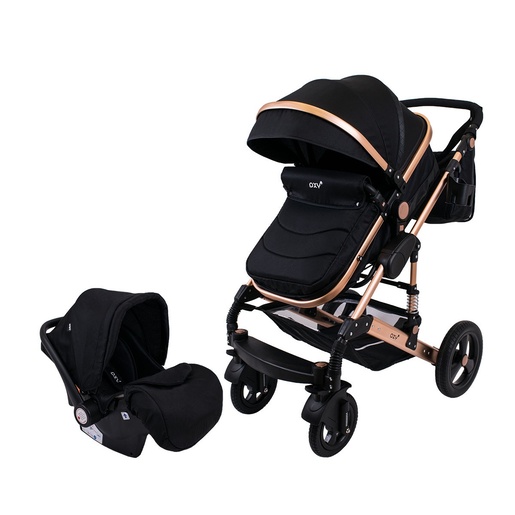 Jungle kolica "Oxy" DUO CRNA GOLD