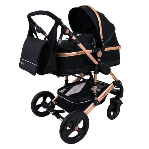 Jungle kolica "Oxy" DUO CRNA GOLD