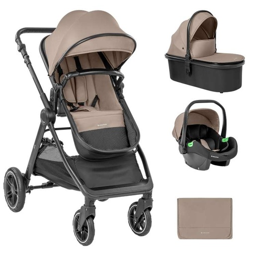 KIKKA BOO KOLICA ZA BEBE AVA 3U1 BEIGE