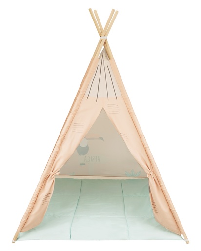 Kikka Boo drveni teepee podloga za igru Orange House