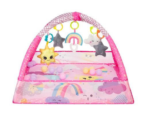 Kikka Boo podloga za igru sa 18 loptica Pink Sky