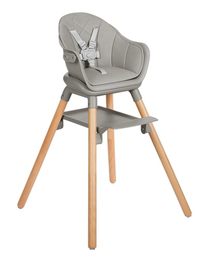 Kikka Boo hranilica 6u1 Woody Grey 2024