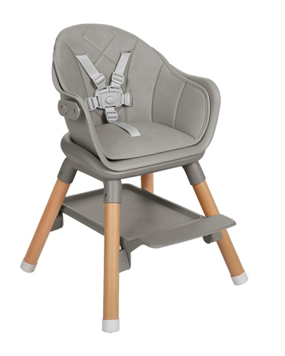 Kikka Boo hranilica 6u1 Woody Grey 2024