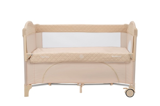 Kikka Boo prenosivi krevetac na dva nivoa Milky Way Beige 2023