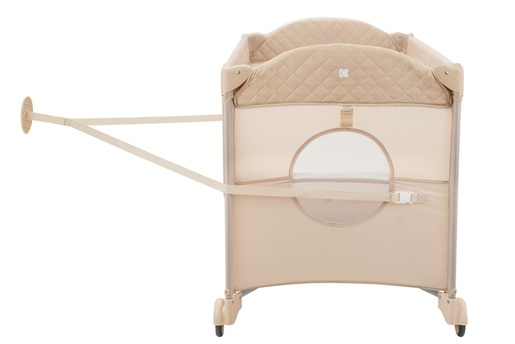 Kikka Boo prenosivi krevetac na dva nivoa Milky Way Beige 2023