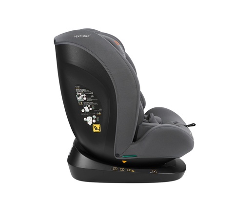 Kikka Boo autosjedište 40-150 cm i-Explore 2 i-SIZE Grey