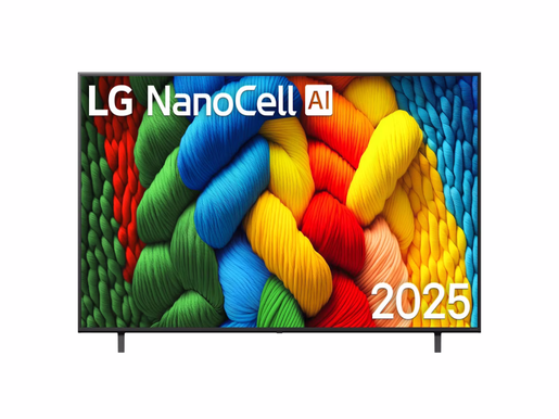 LG 75NANO80A3B LED TV 75" ultra HD, Nano cell, WebOS 25 smart, a7 AI Processor 4K Gen8, magic remote
