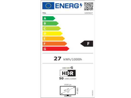 TCL 32S5K QLED TV 32" full HD, Android smart TV, slim dizajn bez okvira